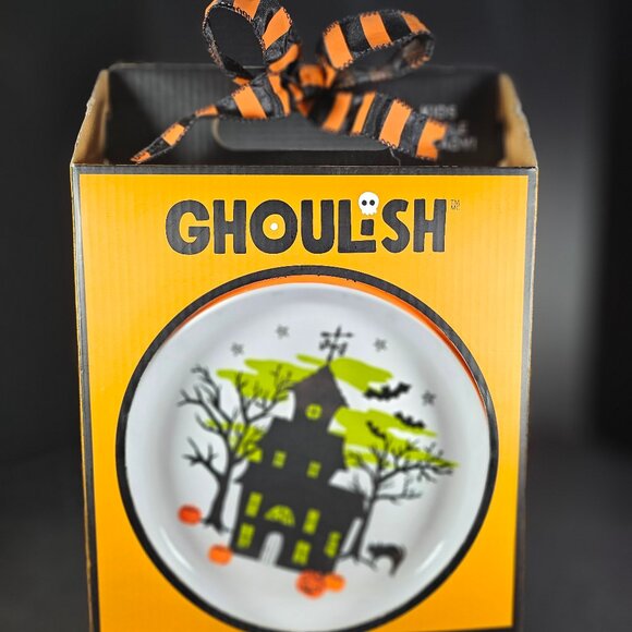 Ghoulish 100% Melamine Kids 6 Piece Party Set Halloween Decor New In Box - Picture 5 of 12